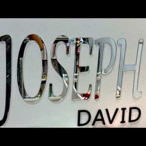 Any name! Custom made baby or child’s name wall decor. Silver acrylic